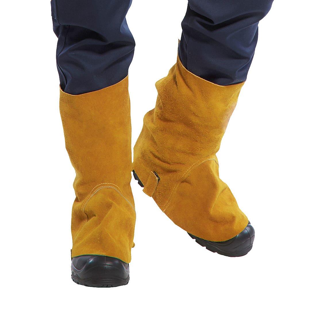 Portwest Leather Welding Boots Cover in Tan (Product Code: SW32)