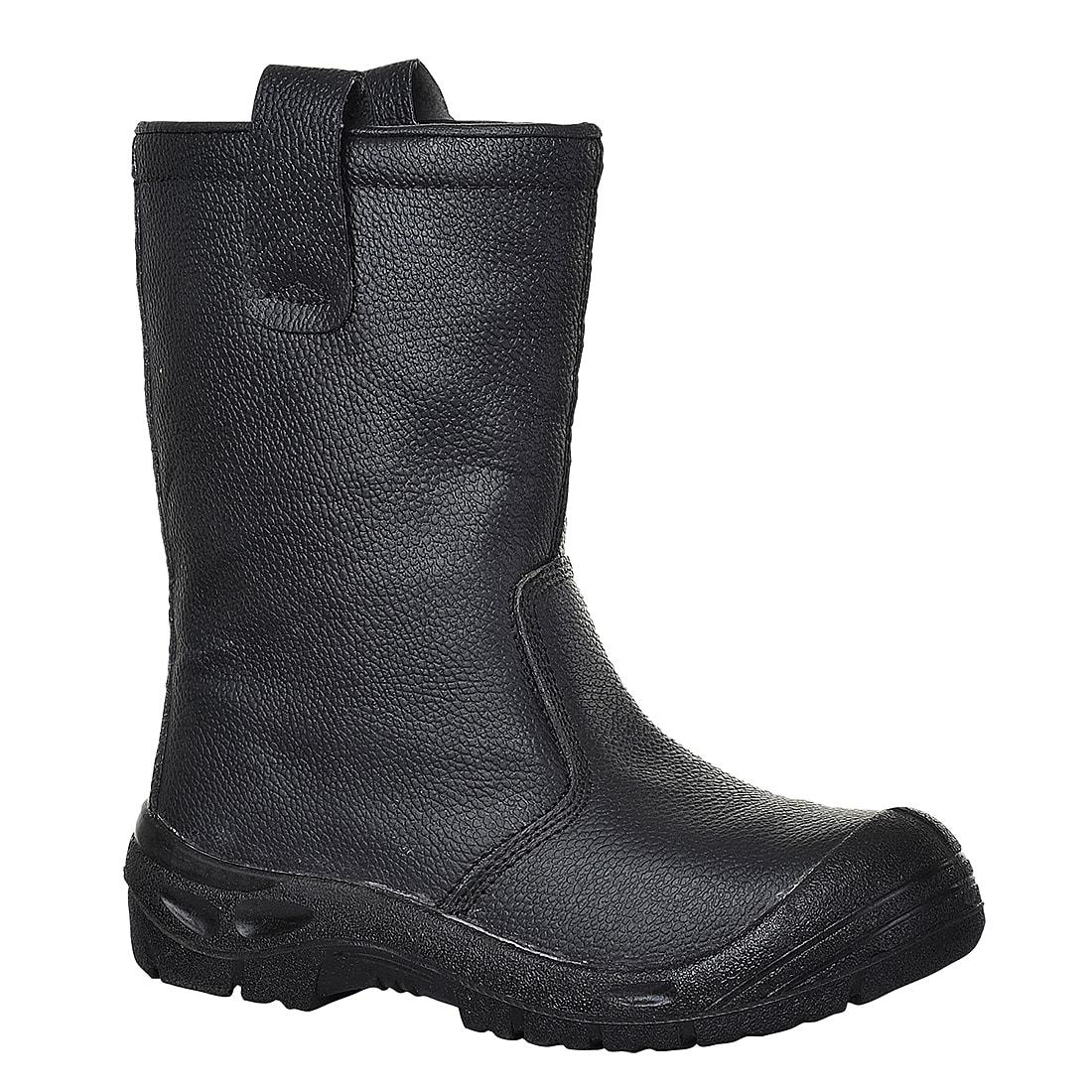 Portwest Steelite Rigger Boots with Scuff Cap S3 CI in Black (Product Code: FW29)