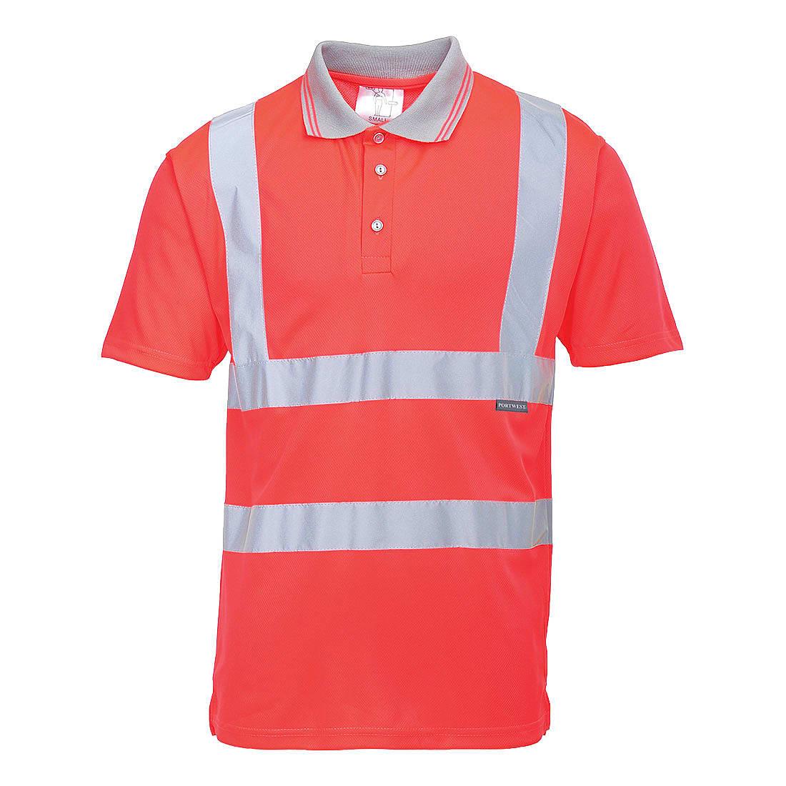 Portwest Hi-Viz Short-Sleeve Polo Shirt | S477 | Workwear Supermarket