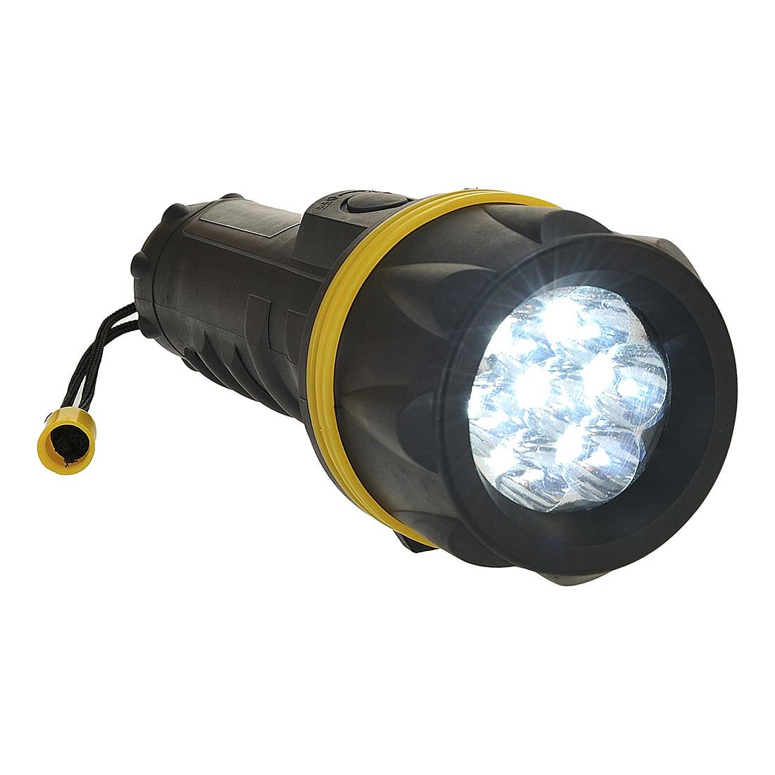 Portwest 7 LED Rubber Torch in Yellow / Black (Product Code: PA60)