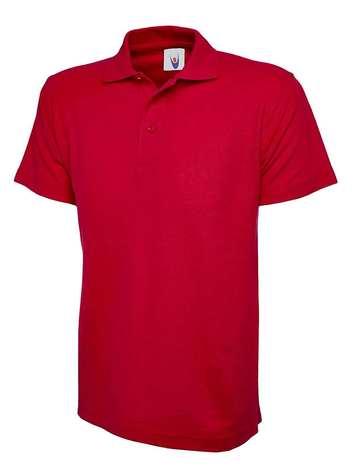 Uneek 220GSM Classic Polo Shirt in Red (Product Code: UC101)