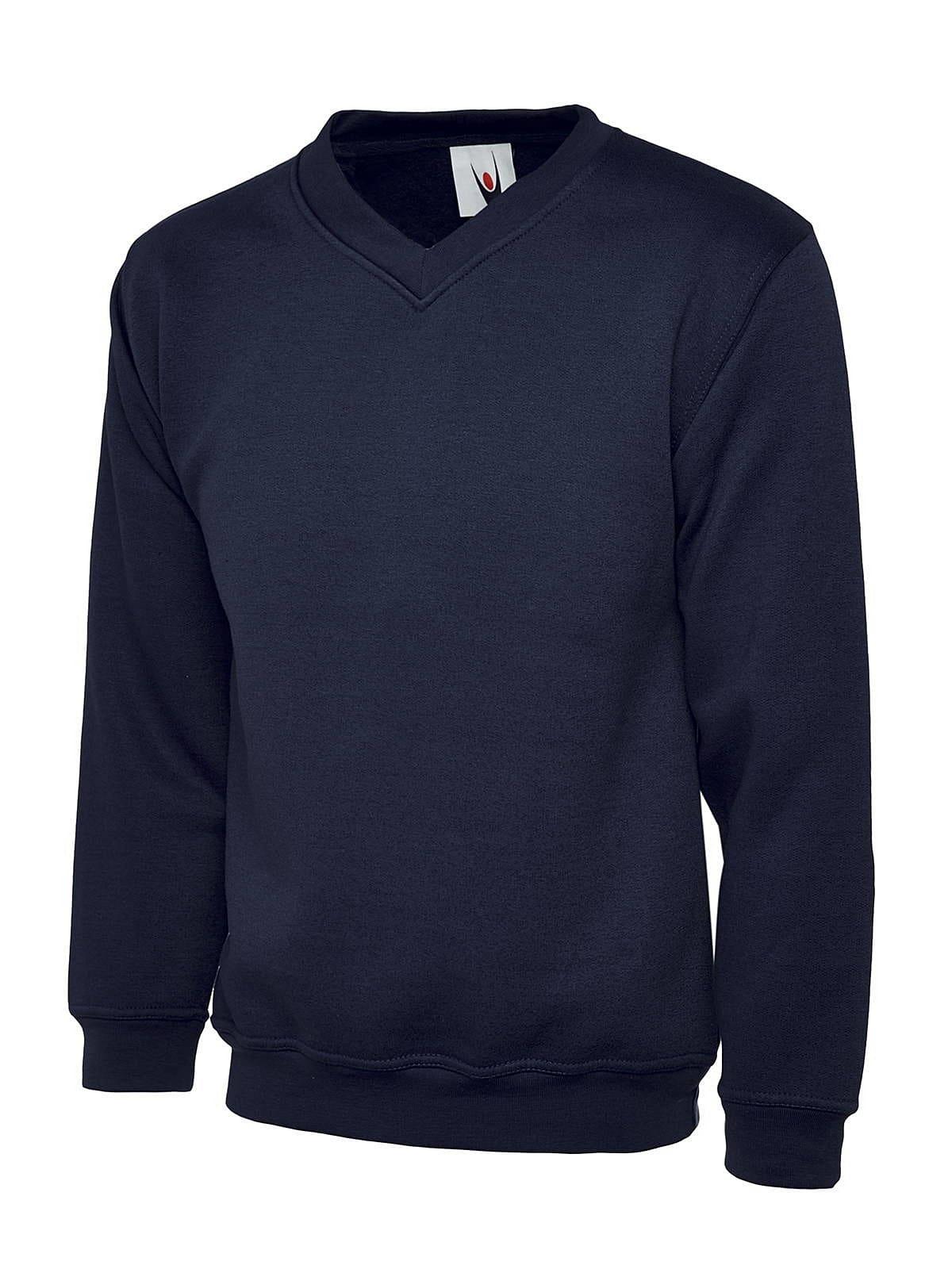 Uneek 340GSM Premium V-Neck Sweatshirt | UC204 | Workwear Supermarket