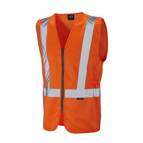 Leo Copplestone ISO 20471 Class 2 Railway Plus Waistcoat Orange