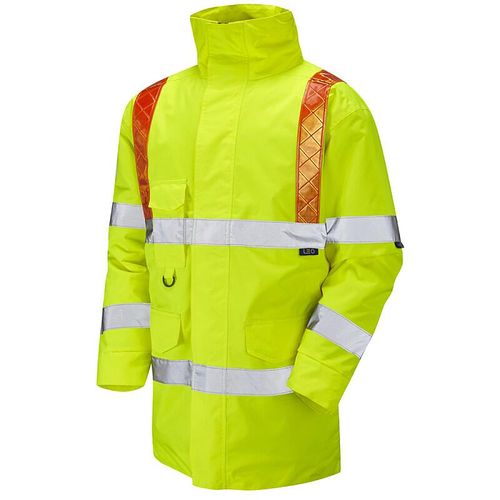 Leo Putford ISO 20471 Class 3 Orange Brace Anorak Yellow
