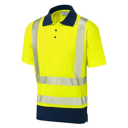 Leo Mortehoe ISO 20471 Class 2 Dual Colour Coolviz Plus Polo Shirt ...