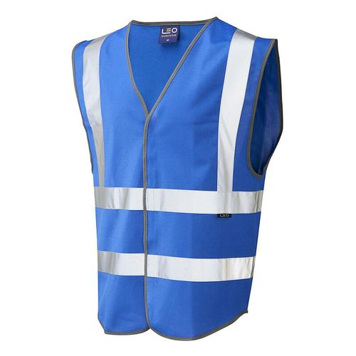 Leo Pilton Single Colour Reflective Waistcoat (Non ISO 20471) Royal Blue