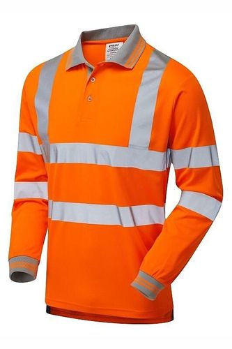 Pulsar HV Orange LS Polo Shirt