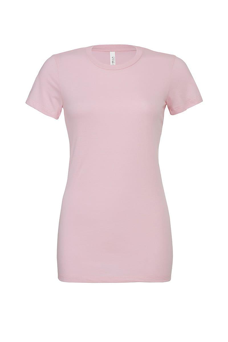 Bella Womens Relaxed Jersey Short-Sleeve T-Shirt in Pink (Product Code: BE6400)