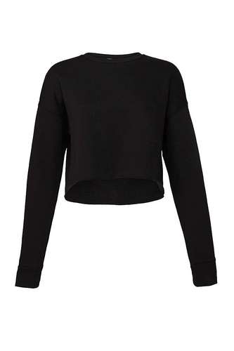 Bella+Canvas Womens Cropped Fleece Crew