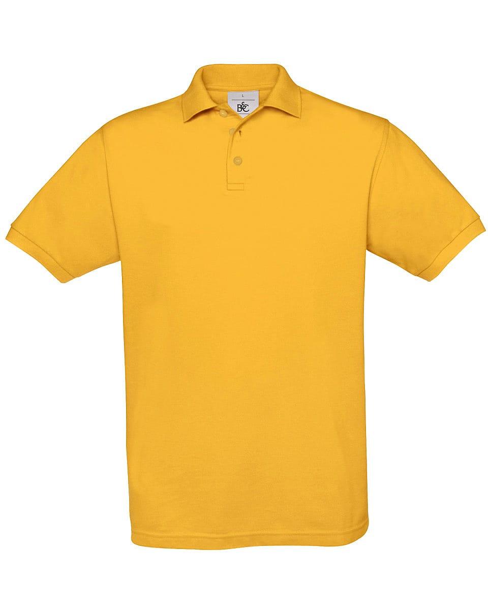 B&C Mens Safran Polo Shirt in Gold (Product Code: PU409)