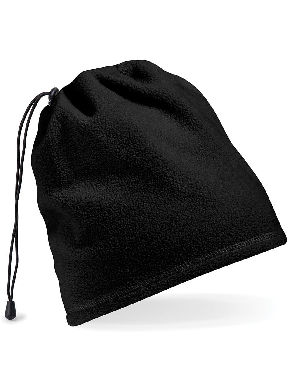 Beechfield Suprafleece Snood-Hat Combo in Black (Product Code: B285)