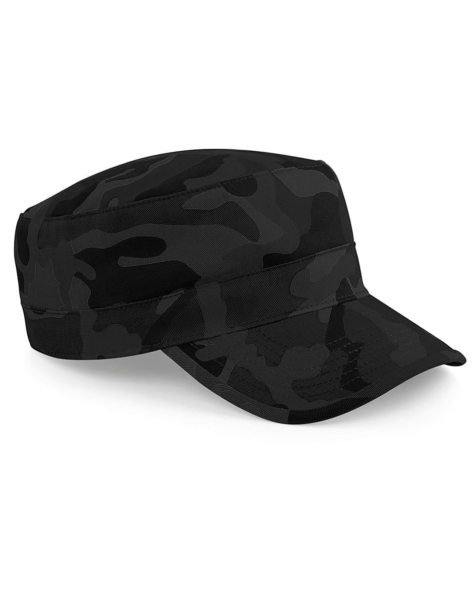 Beechfield Camo Army Cap in Midnight Camo (Product Code: B33)