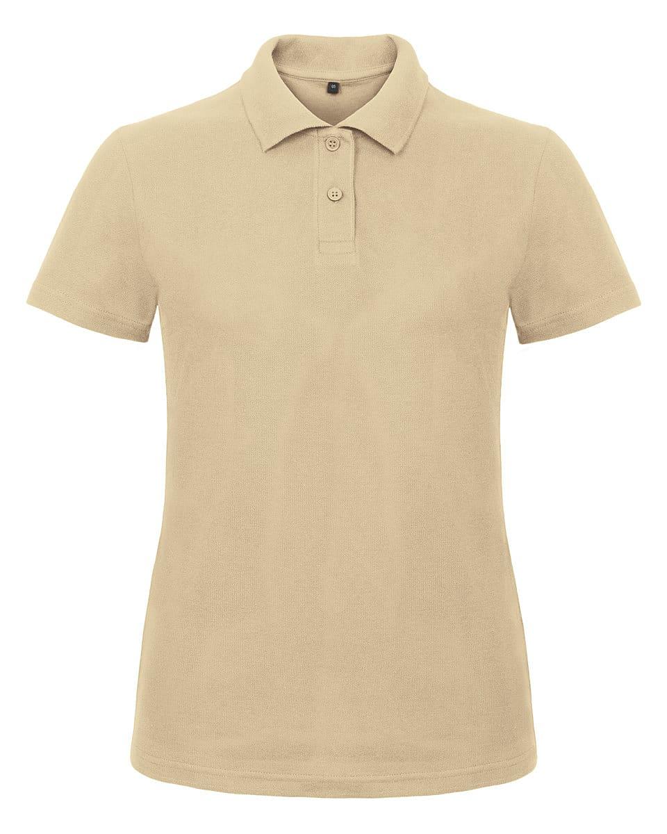 B&C Womens ID.001 Polo Shirt in Sand (Product Code: PWI11)
