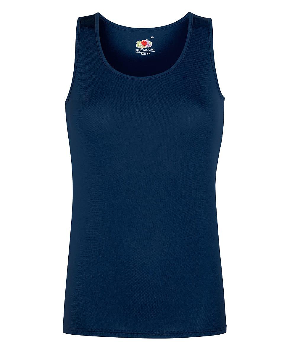 Fruit Of The Loom Womens Performance Vest in Deep Navy (Product Code: 61418)