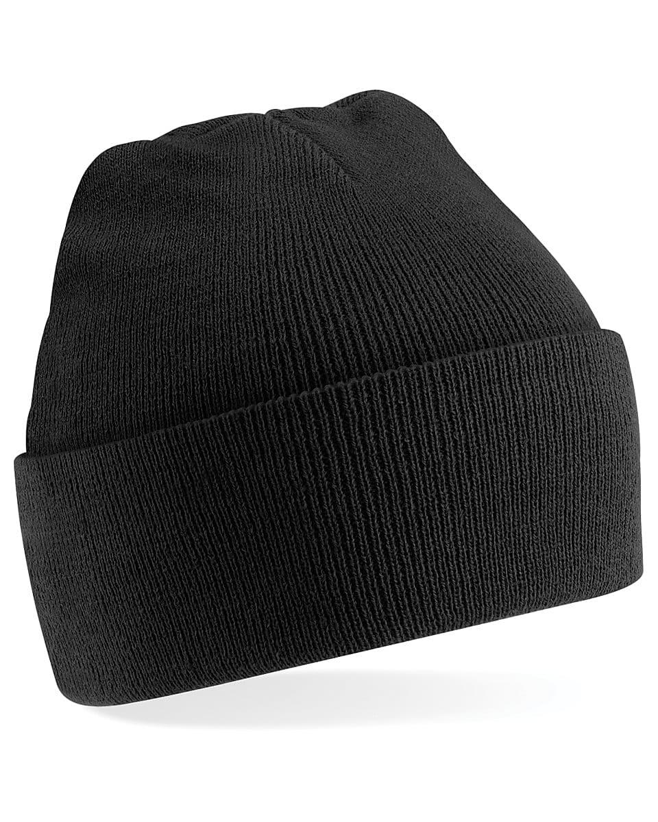 Beechfield Junior Knitted Hat in Black (Product Code: B45B)