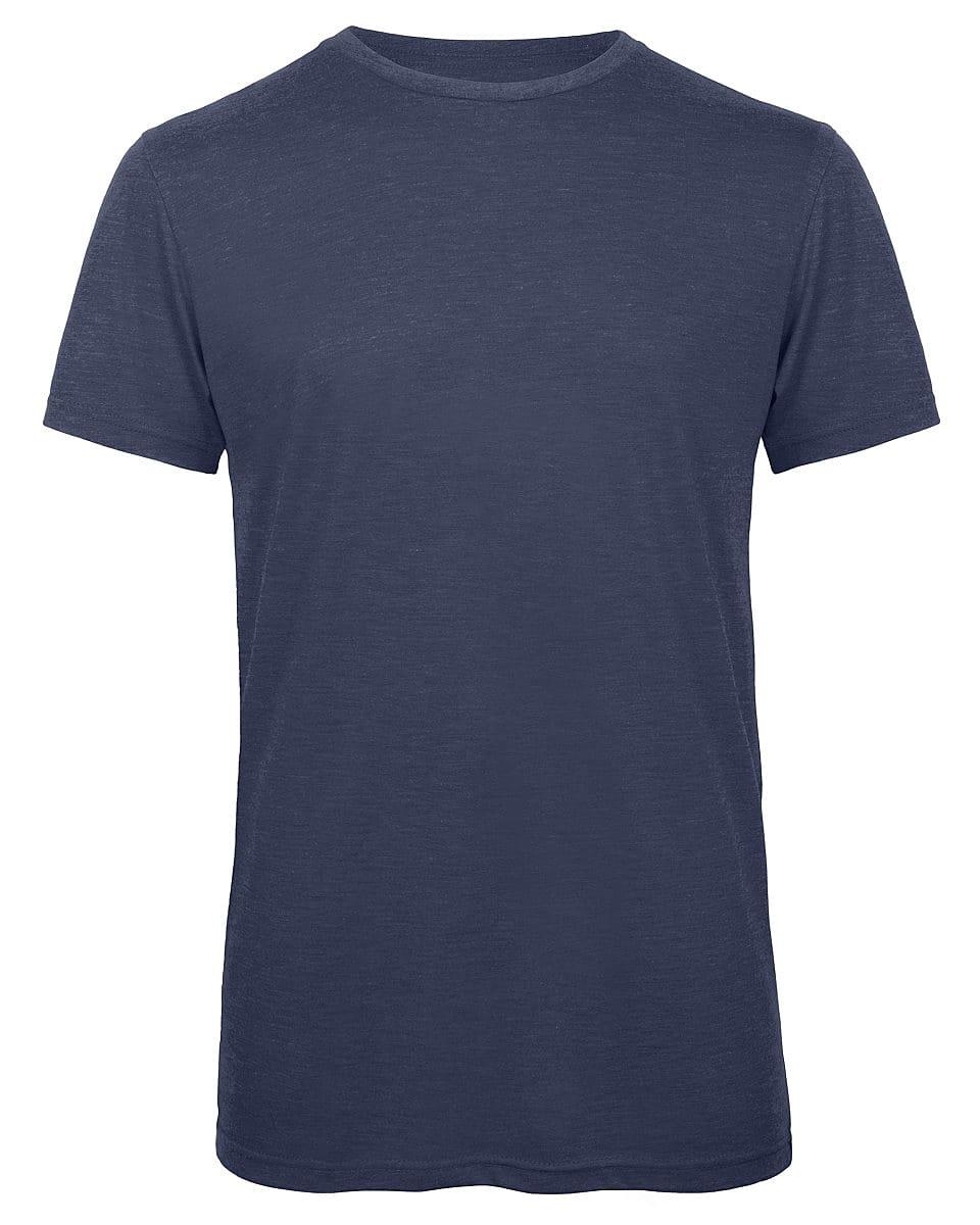 B&C Mens Inspire Triblend T-Shirt in Heather Navy (Product Code: TM055)