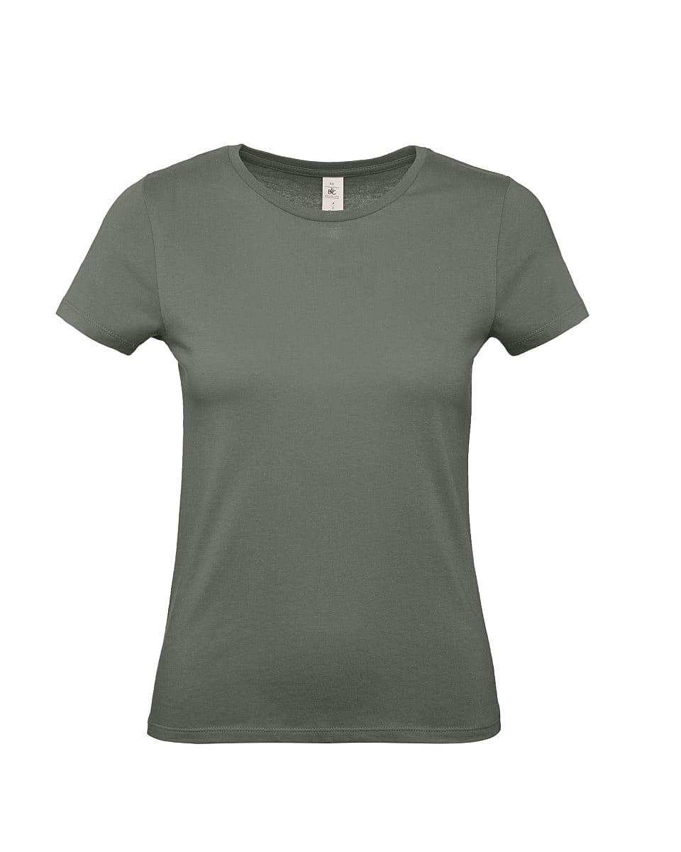 B&C Womens E150 T-Shirt in Millennial Khaki (Product Code: TW02T)