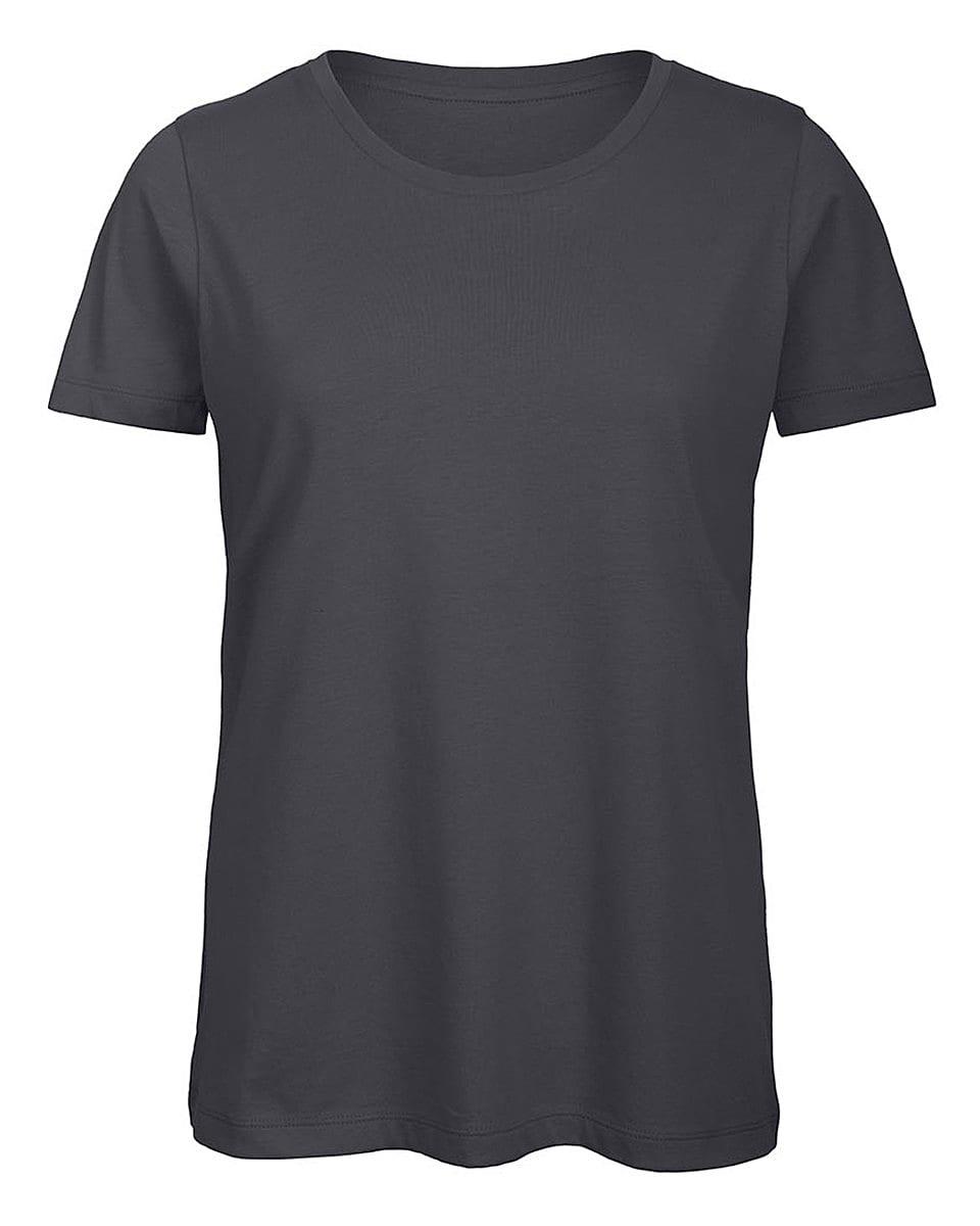 B&C Womens Inspire Crew T-Shirt in Dark Grey (Product Code: TW043)