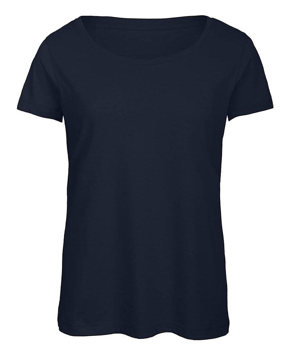 B&C Womens Inspire Triblend T-Shirt in Navy Blue (Product Code: TW056)
