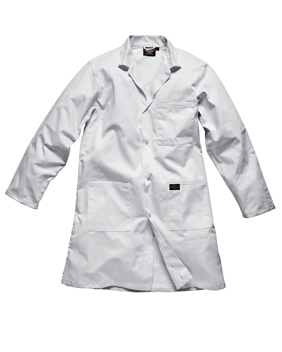 Dickies Redhawk Warehouse Coat in White (Product Code: WD200)