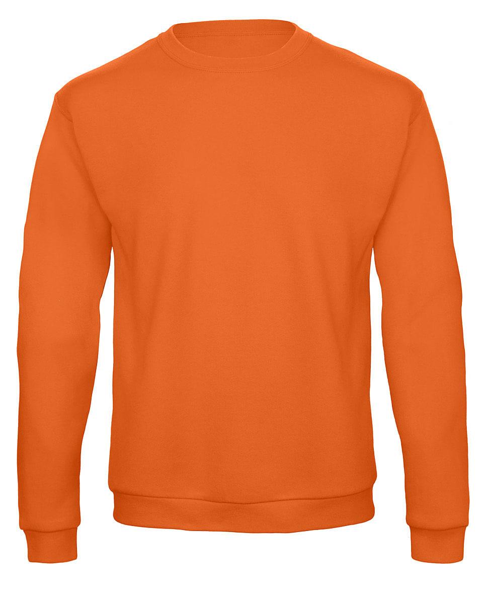 B&C ID.202 50/50 Sweatshirt in Pumpkin Orange (Product Code: WUI23)