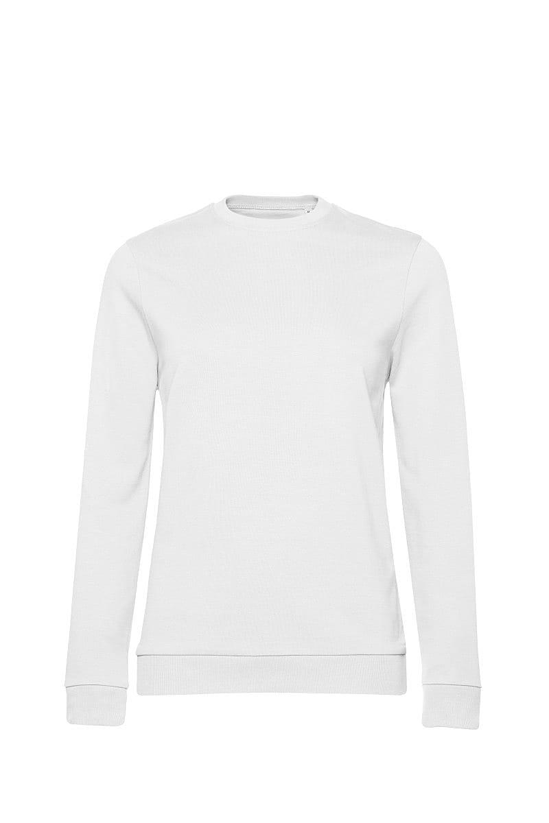 B&C Womens set In Sweatshirt in White (Product Code: WW02W)