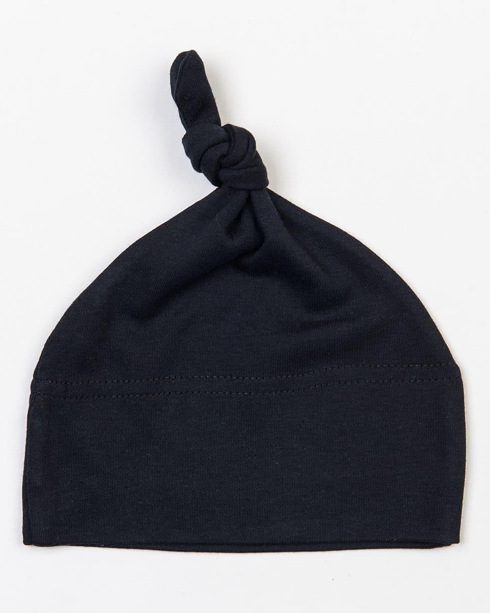 Babybugz 1 Knot Hat in Black (Product Code: BZ15)