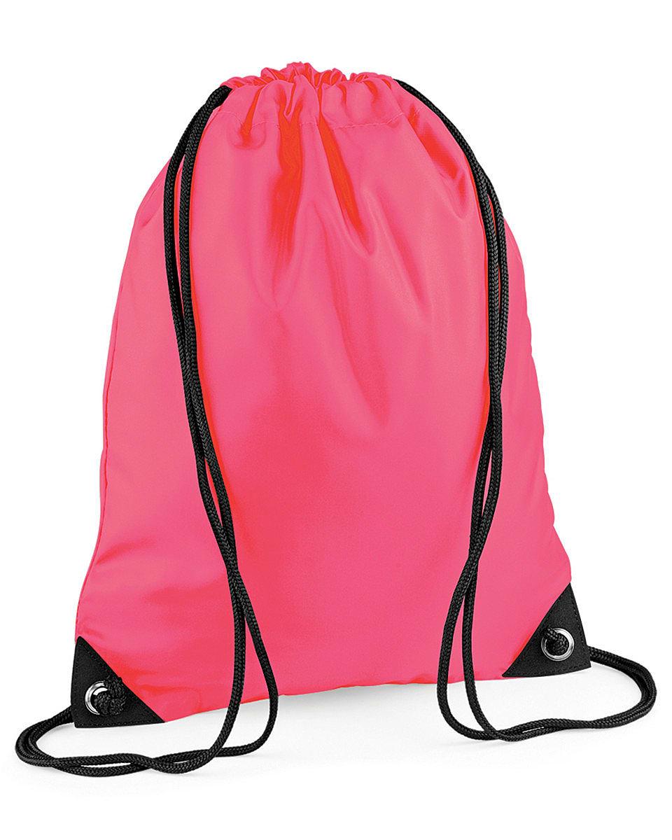Bagbase Gymsac in Fluorescent Pink (Product Code: BG10)