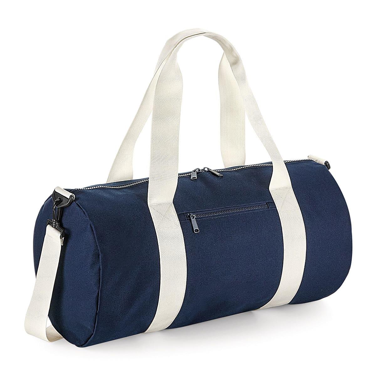 Bagbase Original Barrel Bag XL in French Navy / Off-White (Product Code: BG140L)