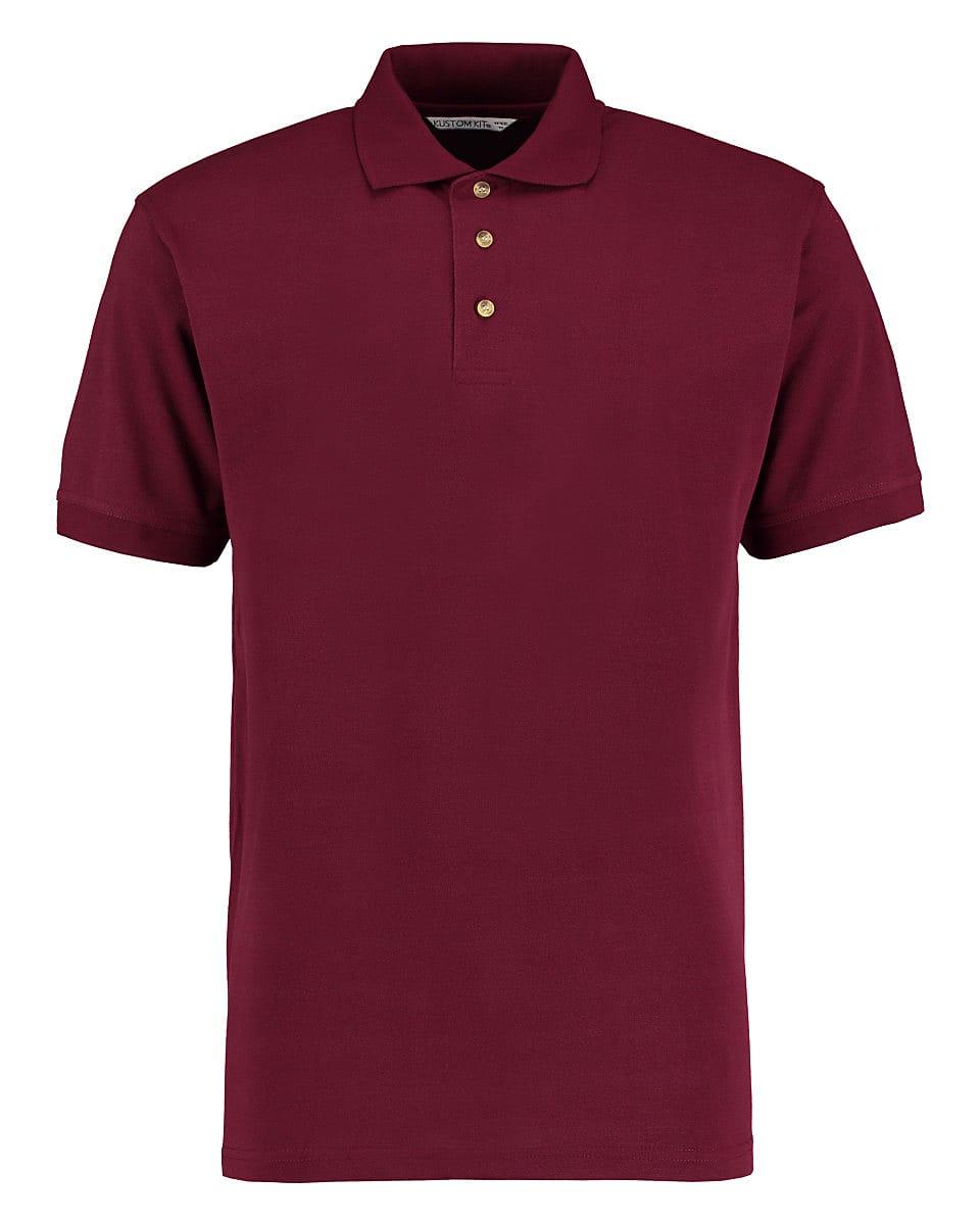 Kustom Kit Workwear Polo Shirt in Burgundy (Product Code: KK400)