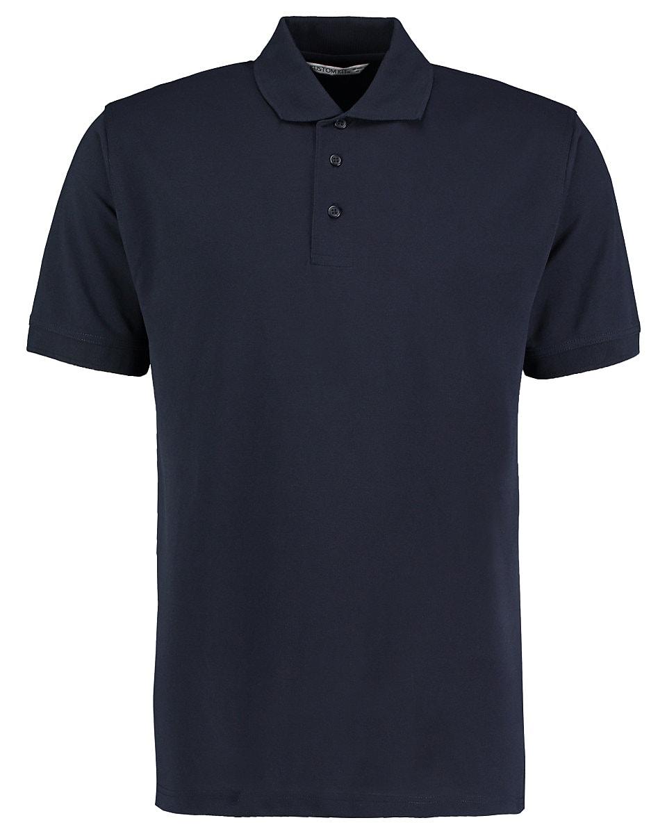 Kustom Kit Mens Klassic Superwash Polo Shirt in Navy Blue (Product Code: KK403)