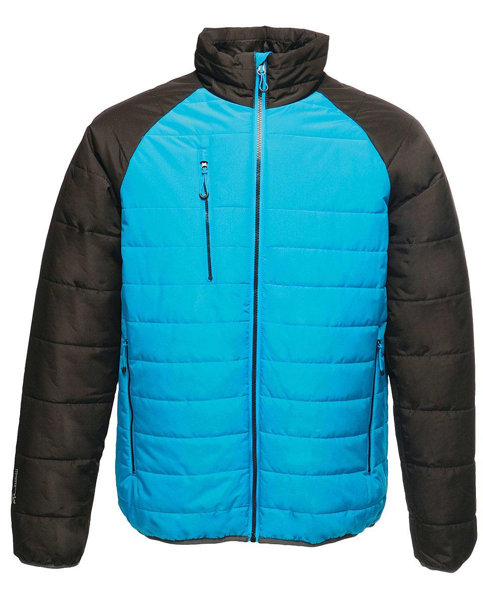 Regatta Mens Glacial Thermal Jacket in Methyl Blue / Black (Product Code: TRA453)