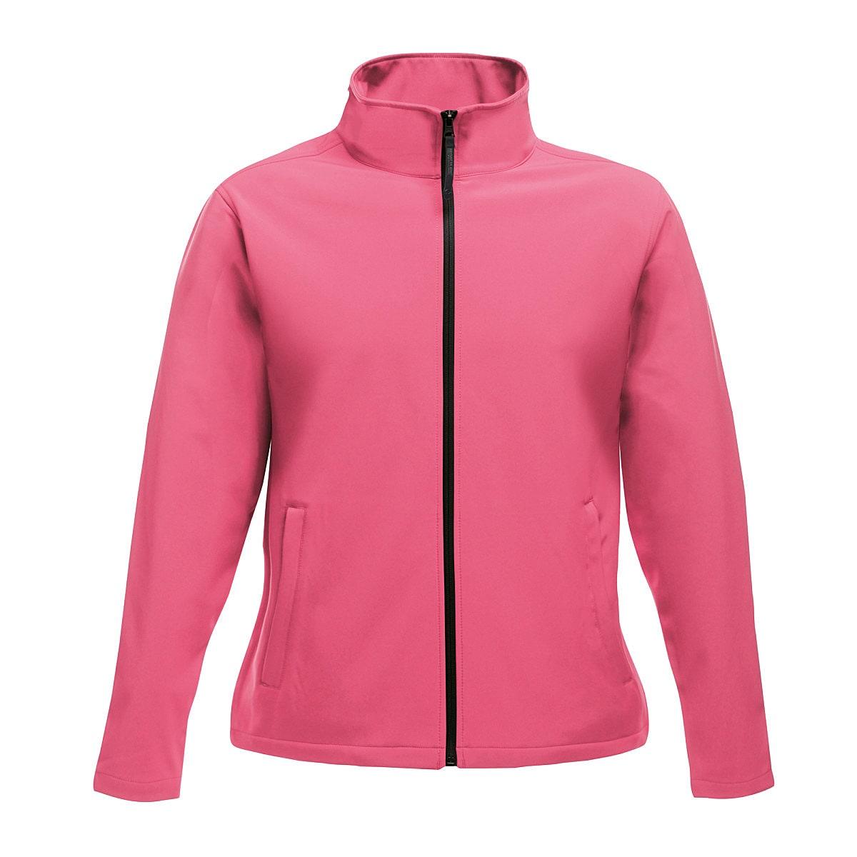 Regatta Women Ablaze Softshell Jacket in Hot Pink / Black (Product Code: TRA629)