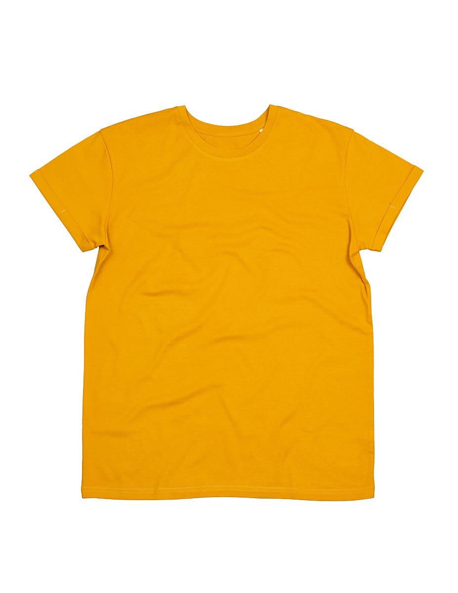 Mantis Mens Roll Sleeve T-Shirt in Mustard (Product Code: M80)