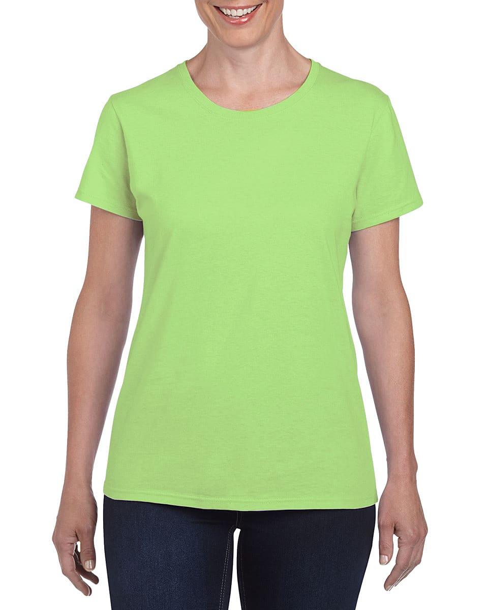 Gildan Womens Heavy Cotton Missy Fit T-Shirt in Mint Green (Product Code: 5000L)