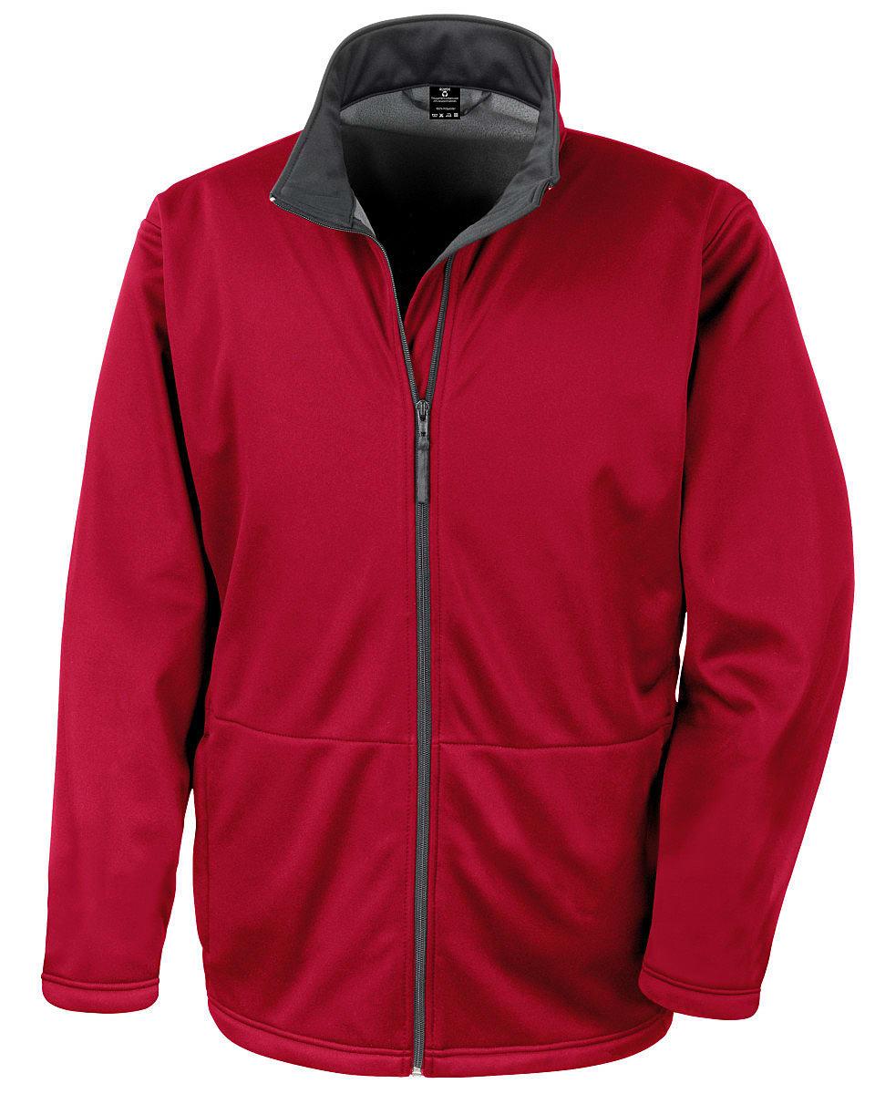 Result Core Mens Softshell Jacket in Red (Product Code: R209M)