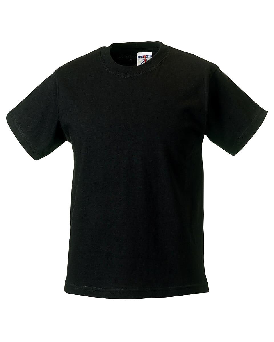 Russell Childrens Classic T-Shirt in Black (Product Code: ZT180B)