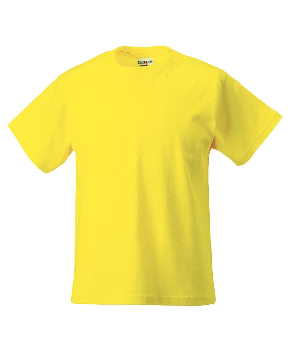 Russell Childrens Classic T-Shirt in Yellow (Product Code: ZT180B)