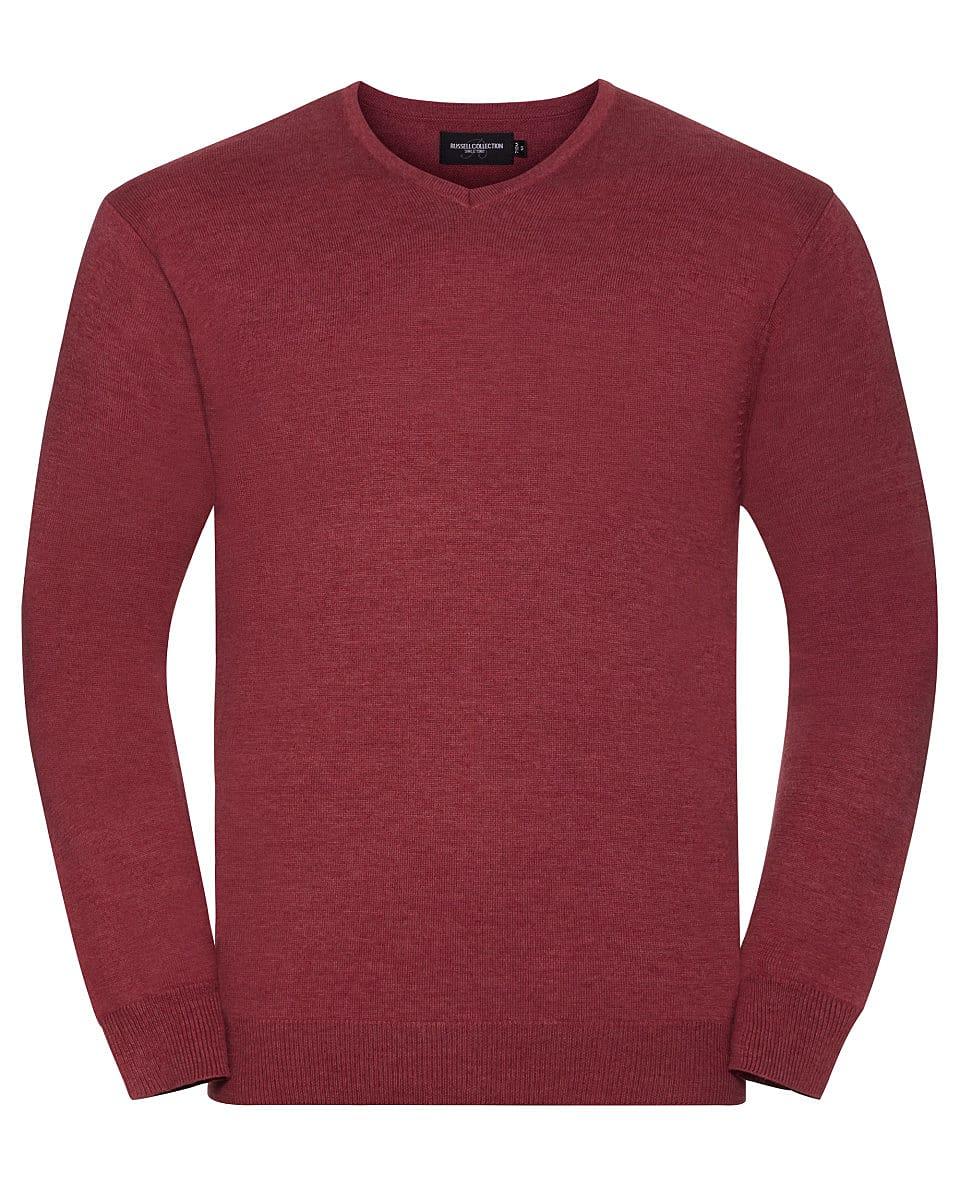 Russell Collection V-Neck Knitted Pullover | 710M | Workwear Supermarket