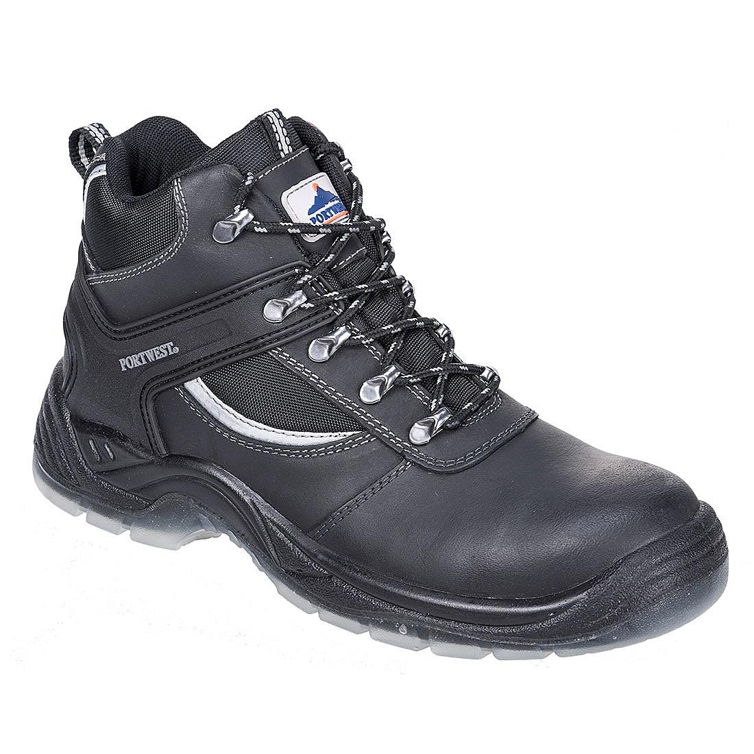 Portwest Steelite Mustang Boots S3 in Black (Product Code: FW69)