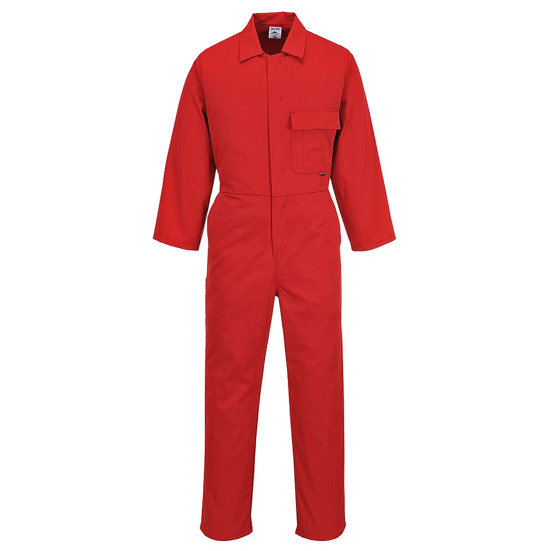 Portwest C802 Standard Coverall in Red (Product Code: C802)