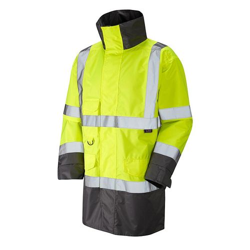 Leo Torridge ISO 20471 Class 3 Breathable Lightweight Anorak Yellow
