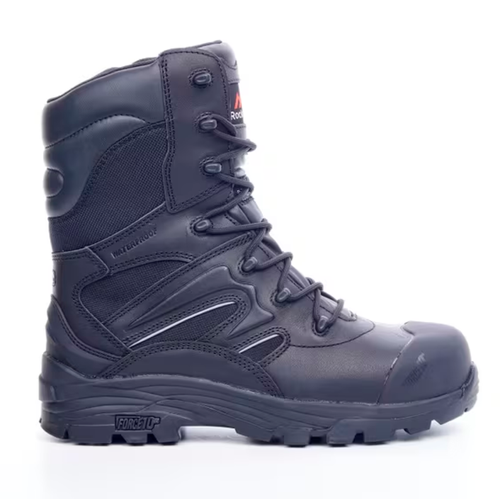 Rock Fall RF4500 Titanium High Leg Waterproof Safety Boot with Side Zip