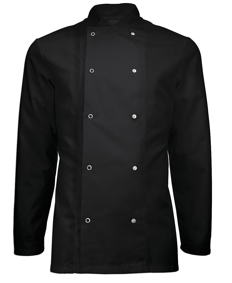 Alexandra Unisex Long-Sleeve Chefs Jacket in Black (Product Code: HO11)