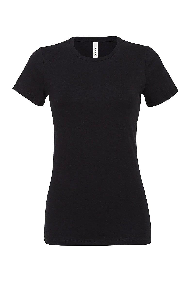 Bella Womens Relaxed Jersey Short-Sleeve T-Shirt in Black (Product Code: BE6400)