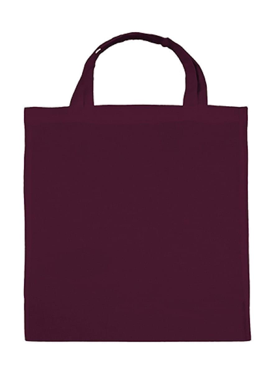 Jassz Bags Cedar Cotton Short-Handle Shopper in Burgundy (Product Code: 3842SH)