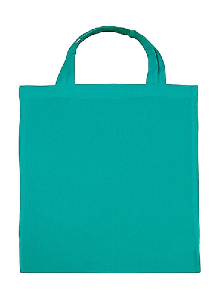 Jassz Bags Cedar Cotton Short-Handle Shopper in Turquoise (Product Code: 3842SH)