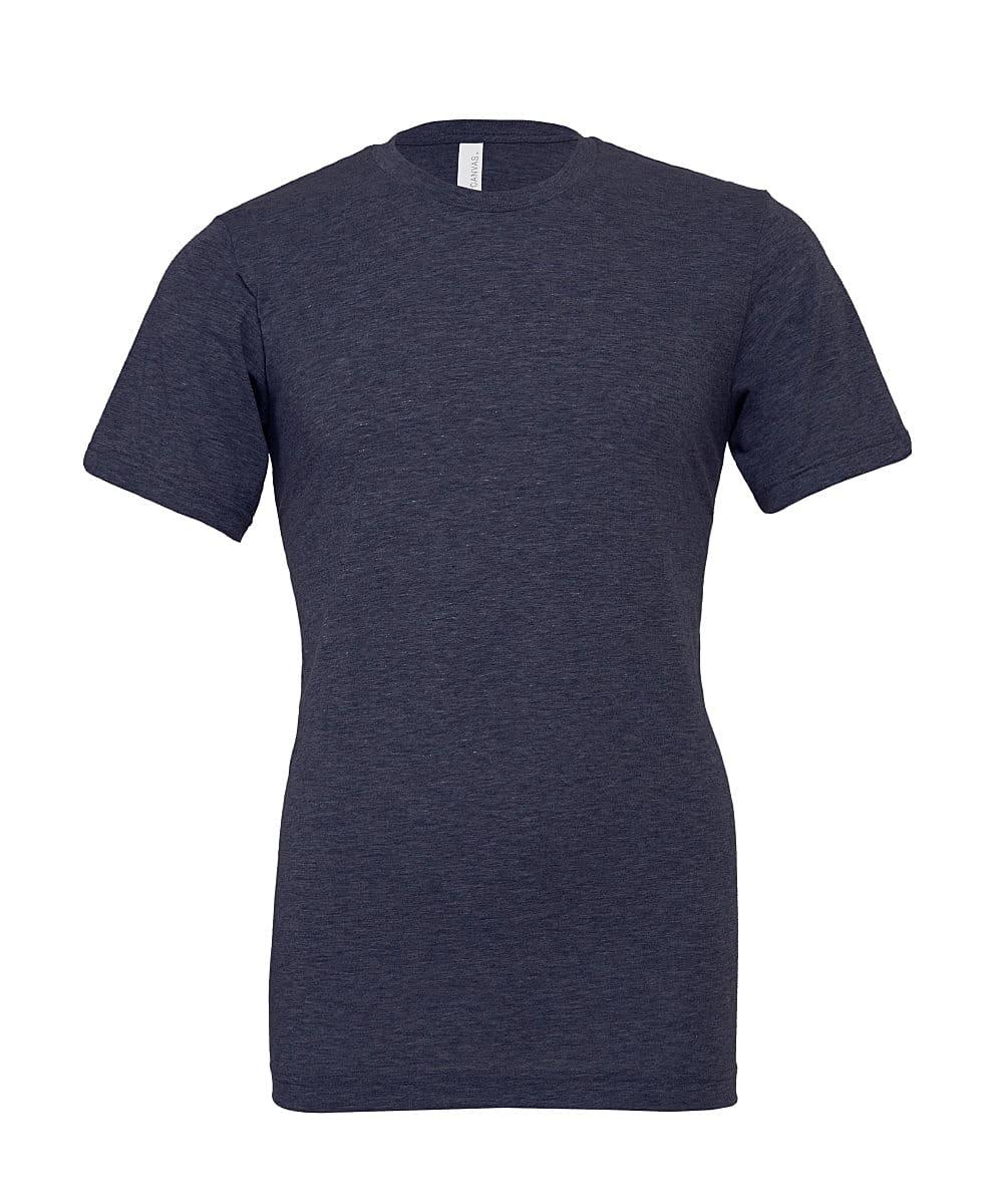 Bella Unisex Canvas Perfect T-Shirt in Heather Midnight Navy (Product Code: CA3001CVC)