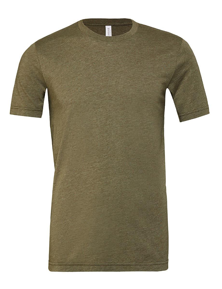 Bella Unisex Canvas Perfect T-Shirt in Heather Olive (Product Code: CA3001CVC)
