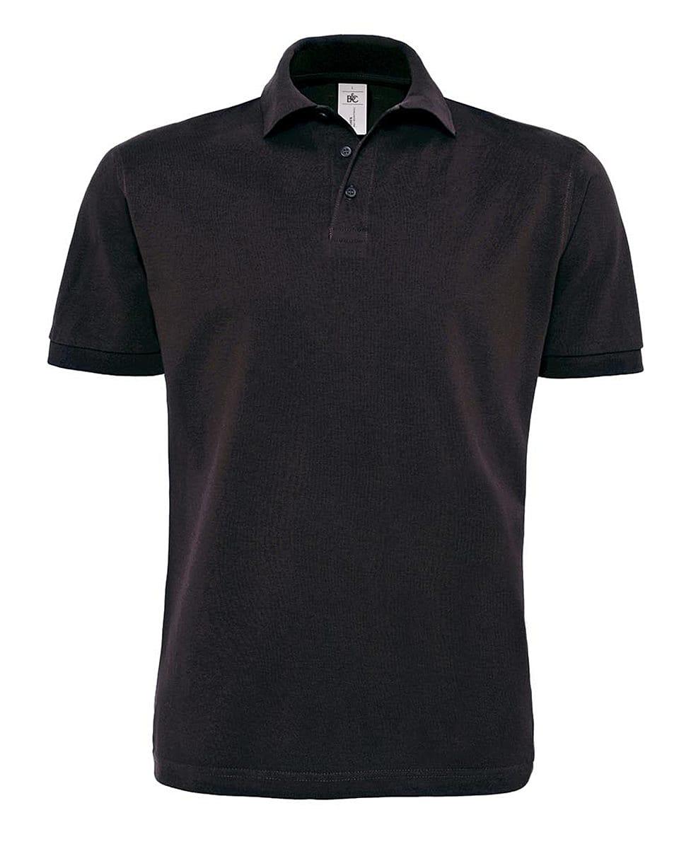 B&C Mens Heavymill Polo Shirt in Black (Product Code: PU422)